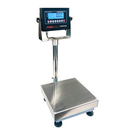 Optima Scale Mfg. Optima 915 Series NTEP Bench Digital Scale with LCD Display 100lb x 0.02lb 14in x 12in Platform OP-915-1214-100LCD